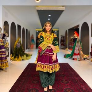 Vestido afgano pakistaní Nueva tendencia Pakistán hizo vestido largo hermoso para Eid de WS INTERNATIONAL hermoso traje 630 - Product Image 5