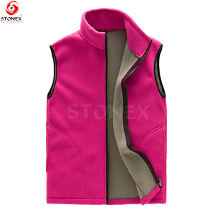 Chaleco polar antipilling para mujer, chaleco con logotipo bordado personalizado para niñas, último diseño personalizado - Product Image 6