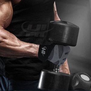 ถุงมือฟิตเนสหนังสำหรับยิมและยกน้ำหนัก พร้อมแผ่นรองฝ่ามือที่ทนทาน กระชับมือได้ดี และผ้าที่ระบายอากาศได้ดี - Product Image 2