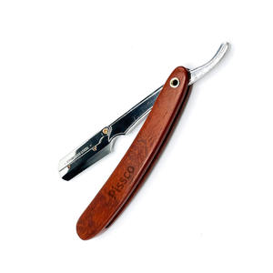 Navaja de Afeitar Recta, Navajas de Afeitar Profesionales para Barbería, Cuchilla Intercambiable, Navajas de Afeitar para Salón, Acero Inoxidable Alemán - Product Image 4