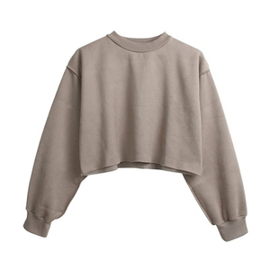 เสื้อฮู้ดครอปผู้หญิงขายส่ง รุ่นฮิตสำหรับฤดูหนาว คุณภาพสูง ผ้าฟลีซ 100% คอตตอน ระบายอากาศได้ดี แห้งเร็ว สไตล์ที่ดีที่สุด - Product Image 5