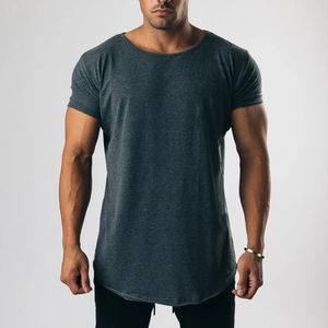 Personnaliser T-shirt Drifit vierge et uni de haute qualité pour hommes, coupe ajustée, vente en gros - Product Image 3