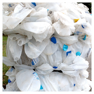 เศษขวดนม HDPE สีขาวธรรมชาติ ขวดนมใช้แล้วที่สะอาด สำหรับการรีไซเคิลเพื่อผลิตเม็ดพลาสติก จำหน่ายจำนวนมาก - Product Image 5