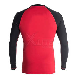 เสื้อรัดกล้ามเนื้อแขนยาวสำหรับผู้ชาย MMA  ผ้าสแปนเด็กซ์/โพลีเอสเตอร์ ระบายอากาศได้ดี สวมใส่สบาย เคลื่อนไหวได้อย่างอิสระ  ประสิทธิภาพสูง ปรับแต่งได้ - Product Image 2