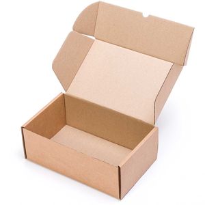 Caja postal de cartón resistente de 32.5x21x12.5 cm, autoensamblable, con tapa, para organizar ropa y zapatos (Anonymous) - Product Image 1