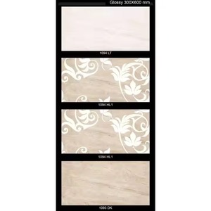 12x24 Azulejos de pared de cerámica de diseño 30x60cm 300x600mm Beige oscuro en relieve para decoración Interior Exterior de la casa - Product Image 6