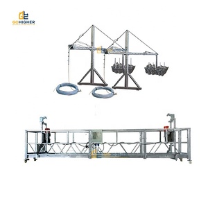 Plateforme suspendue électrique ZLP 800, échafaudage suspendu galvanisé à chaud ZLP800, élévateur à cabine pour le <span class=keywords><strong>nettoyage</strong></span> extérieur des bâtiments - Product Image 5