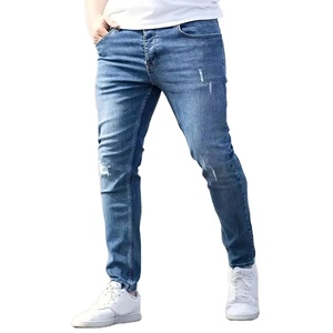 Venta caliente Hombres Denim Jeans Cómodo Traje diario Durable Tela de larga duración Ropa de estilo de vida informal - Product Image 1