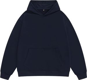 Unisex Premium Oversized Heavy Weight Cotton Fleece Breathable Eco-Friendly Hoodie Drop Shoulder Sportswear Pocket Embroidered - Product Image 4
