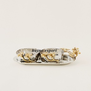 ชามสแตนเลสพร้อมถาดสำหรับใส่พุทราและผลไม้อบแห้ง ขัดเงาอย่างดี เป็นมิตรกับสิ่งแวดล้อม เหมาะสำหรับงานเลี้ยง ของขวัญสุดหรู - Product Image 3