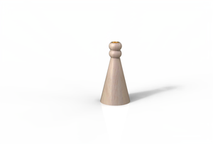 Introduce un candelabro elegante y contemporáneo en tu hogar con este candelero de madera minimalista con diseño geométrico - Product Image 6