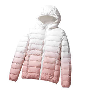 Veste bouffante d'extérieur de couleur claire pour hommes de qualité supérieure veste en duvet épaisse Softshell personnalisée - Product Image 5