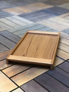 Ready to Stock Wooden Serving Tray with Rectangle Shape and Solid Handle Latest Designed Serving Trays by Exporters - Product Image 2
