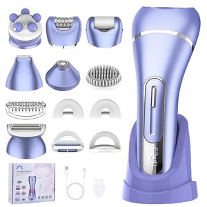 Rasoir électrique 7-en-1 pour femme, tondeuse intime étanche IPX7, tondeuse bikini avec écran LED pour maillot de bain et aisselles, avec pince à épiler intégrée - Product Image 2