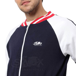 Veste d'hiver Letterman à fermeture éclair avec logo personnalisé de qualité supérieure vêtements de mode veste d'hiver Letterman à fermeture éclair à manches longues - Product Image 5