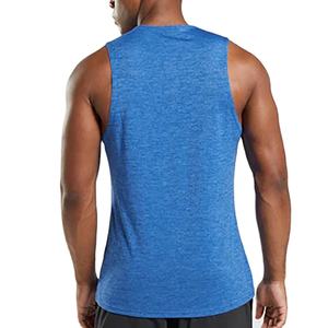 2025 T-Shirt gilet mode Streetwear respirant tricoté 100% coton T-shirt pour hommes coupe ample imprimé entraînement sans manches T-shirt - Product Image 5