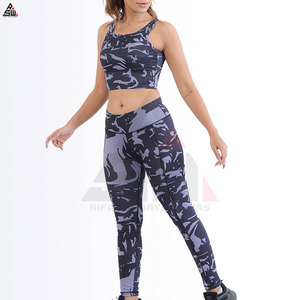 Conjunto de Yoga para Mujer, Talla Grande, Color Sólido, Logotipo Personalizado, Traje Deportivo de 2 Piezas, Ligero y Transpirable - Product Image 4