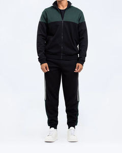 2025 Survêtement 100% Polyester Active Wear Survêtement 2 Pièces Full Zipper Sweat et Pantalon Survêtement Pour Hommes - Product Image 1