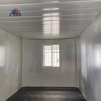 Maison conteneur détachable de conception chinoise, sans boulons, avec drainage par tuyau, pour entrepôt