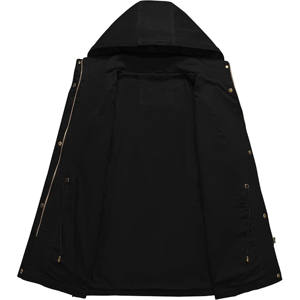 <b>Women's</b> Regular Length <b>Puffer</b> <b>Coat</b> Offering Superior Insulation Breathable Plain Dyed Fabric Stylish <b>Fur</b> <b>Hood</b> for Cold Weather - Product Image 3