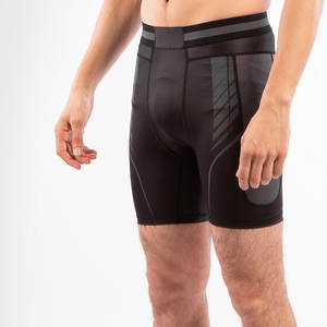 Pantalones cortos de lucha MMA con sublimación personalizada para hombre, 100% poliéster, patrón sólido, equipo BJJ informal ecológico - Product Image 3