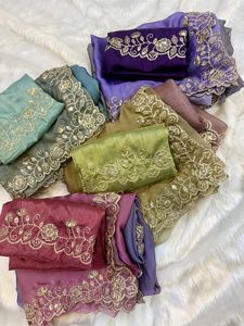 Prix imbattable pour Belle Espace Soie Vert Sari avec Chemisier Fantaisie Ethnique Classique Fête De Mariage Festival Porter Pour Femmes Fille - Product Image 4