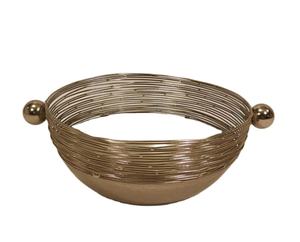 Dernier design en fil d'or Nouveau plateau de service unique Bol de service de qualité supérieure Bol de date élégant pour les fêtes d'hôtel de mariage - Product Image 1