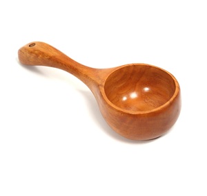 Vente en gros de mini cuillères en bois populaires Couverts personnalisables pour camping Acceptant la gravure laser Logo Ensembles de vaisselle pour camping - Product Image 4