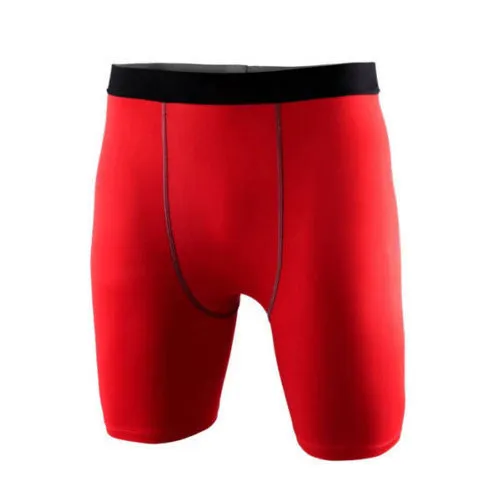 Shorts de compressão para homens, calção de compressão para yoga