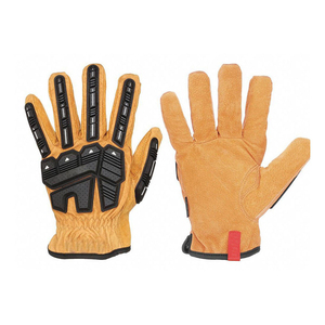 Gants de travail en cuir véritable de haute qualité Gants de sécurité respirants pour les mains Gants de protection pour les bras et les mains - Product Image 1