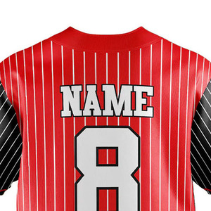 Camiseta de béisbol personalizada en blanco de diseño superior 2025, camiseta de béisbol personalizada de sublimación para hombre a la moda OEM - Product Image 4