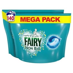 Bulk supplier <b>Fairy</b> <b>Non</b> <b>Bio</b> Pods, 140 Wash - Product Image 1