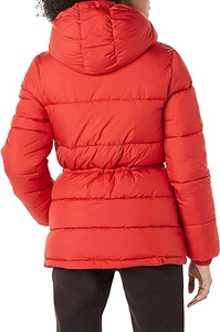 แจ็กเก็ตปลาปักเป้าสีแดงกันน้ำมีซิปรูดเอวถอดออกได้ - Product Image 4