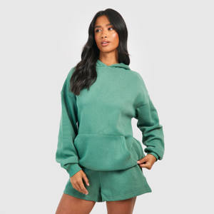 Haut à capuche pour femme, mode été, léger, en coton doux, fermeture éclair, confortable, coupe décontractée, pour les voyages en plein air - Product Image 1