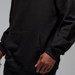 เสื้อฮู้ดแบบสวมหัวเสื้อมีฮู้ดโอเวอร์ไซส์ผ้าฝ้ายขนแกะ500gsm โลโก้แบบกำหนดเองขนาดพิเศษ - Product Image 2