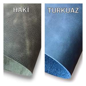 Feuille de cuir fini en peau d'animal véritable personnalisable Conception d'impression couleur personnalisée Qualité durable pour accessoire Type fendu - Product Image 4