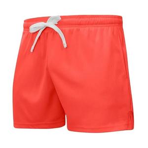 Short de sport 100% polyester pour hommes séchage rapide taille élastique vêtements de sport athlétiques décontracté motif solide entraînement personnalisé short de course - Product Image 3