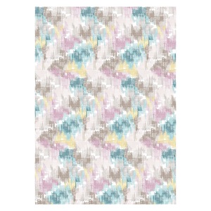 <b>RUGS</b> DEPOT LXDP-0171 Wholesale <b>Ivory</b> Cream Vintage Patchwork Digital Printed Machine Washable Chenille Area <b>Rug</b> Non Slip - Product Image 1
