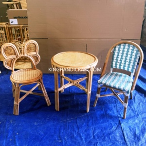 Silla Infantil de Ratán Tejida a Mano de Lujo para Alquiler en Fiestas de Cumpleaños, Muebles para Interiores y Exteriores, OEM, ODM - Product Image 6