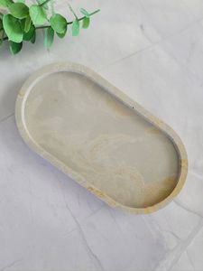 Trending Design Classic White Marble Tray For Entryway Holding Daily <b>Essentials</b> While Adding Stylish Decorative Touch - Product Image 4