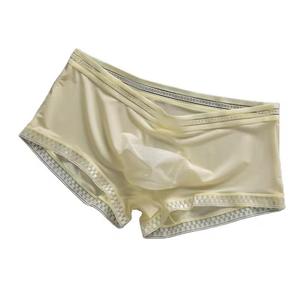 Calzoncillos bóxer de tiro alto transpirables cómodos para hombre, ropa interior estampada con logotipo personalizado, tejido de punto hecho en Pakistán - Product Image 3