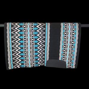 Manta de sillín ecuestre de lana de Nueva Zelanda, estilo de doma occidental, carcasa de cuero rellena de Gel con forro de tela, suministro al por mayor - Product Image 1