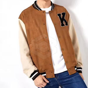 Chaqueta con letras personalizada Diseño único Chaqueta con letras de gran calidad para hombres en tamaño adulto - Product Image 1