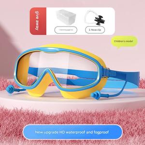 Formation professionnelle haute définition étanche Anti-buée chapeau <span class=keywords><strong>de</strong></span> plongée ensemble <span class=keywords><strong>de</strong></span> lunettes <span class=keywords><strong>de</strong></span> natation pour enfants - Product Image 2