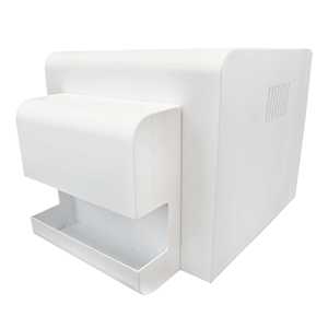 Housse d'imprimante personnalisée DNP DS-RX1HS neuve, blanche/noire, avec plateau amovible, taille RX1 14 1/2 X 13 1/4 X 12, compatible avec les appareils photo - Product Image 3