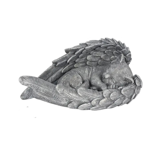 Statue commémorative pour <span class=keywords><strong>animaux</strong></span> de compagnie en résine personnalisable (en stock aux États-Unis, livraison rapide) - Design <span class=keywords><strong>nid</strong></span> <span class=keywords><strong>d</strong></span>'<span class=keywords><strong>ange</strong></span> avec ailes de chat, idéal pour la <span class=keywords><strong>d</strong></span>écoration de jardin - Product Image 5