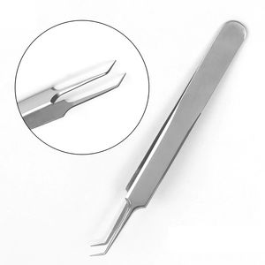 Pince à épiler de marque privée pour extension de cils pour cosmétiques Pince à épiler et réparation mobile non magnétique - Product Image 2