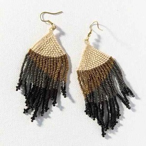 Pendientes de Cuentas de Primera Calidad, Diseño Floral Ligero, Estilo Clásico Vintage de Lujo, Joyería Hecha a Mano, a la Moda - Product Image 5