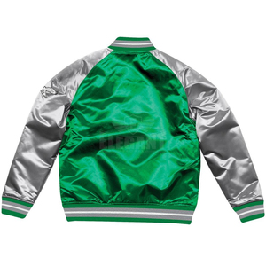แจ็กเก็ตผ้าซาตินสไตล์ไฮสตรีทสำหรับผู้ชายสำหรับฤดูหนาวพร้อมการตกแต่งปัก - Product Image 2