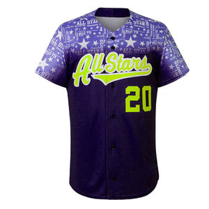 Nuevo Diseño de Uniformes de Softbol para Hombre, Sublimados, Personalizados, Transpirables, de Secado Rápido, Tallas Grandes, 100% - Product Image 2